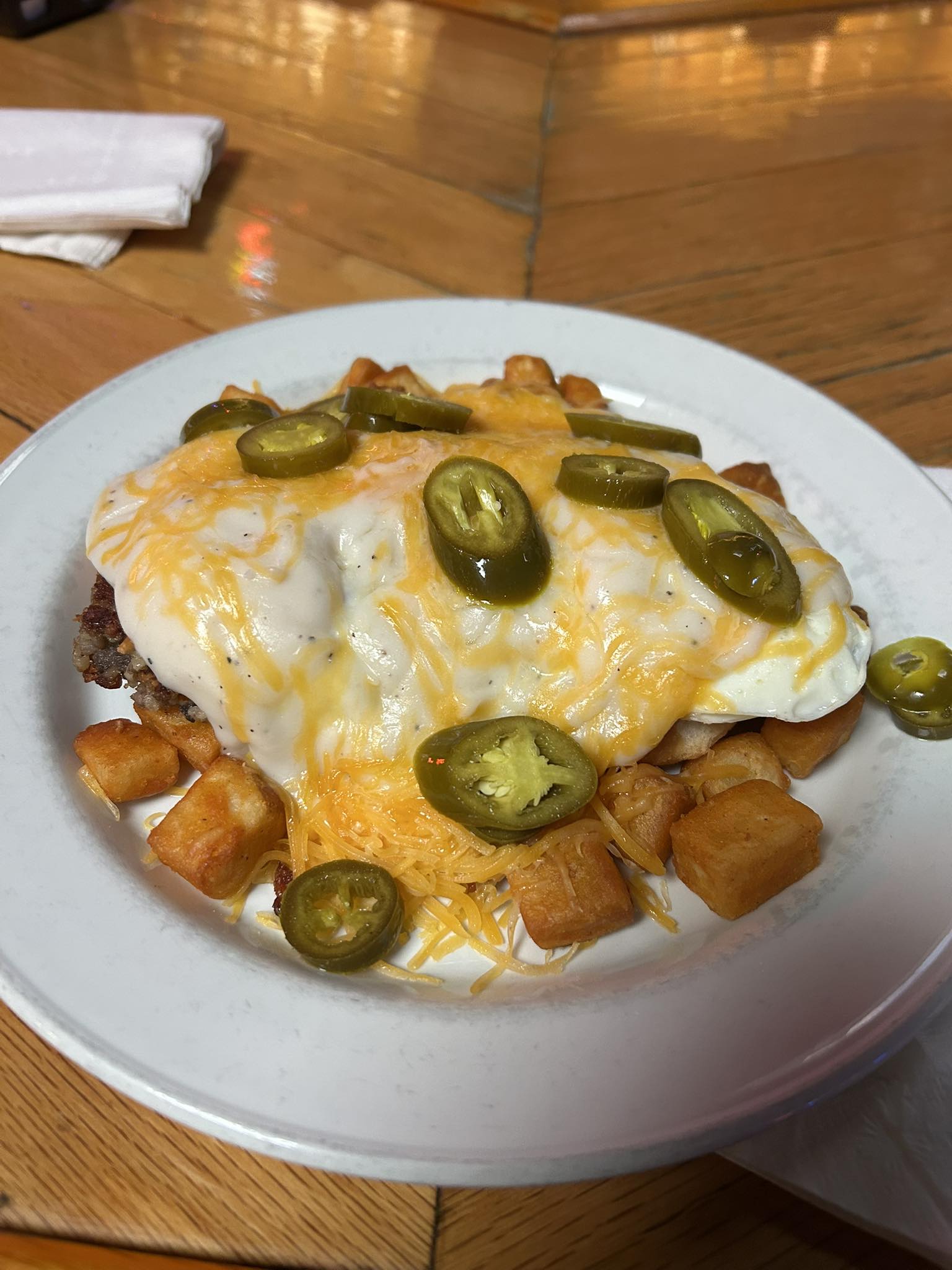 Loaded jalapeno hash bowl